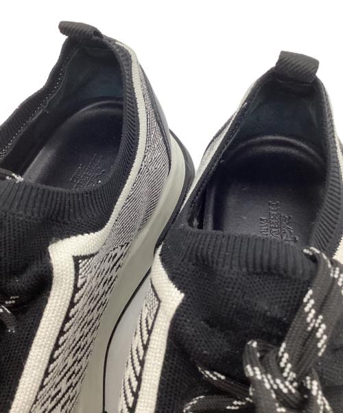 HERMES（エルメス）HERMES (エルメス) アディクトニット スニーカー ブラック サイズ:43 1/2の古着・服飾アイテム