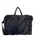 PORTERポーター）の古着「TNKER 2WAY OVERNIGHT BRIEFCASE（タンカー 2ウェイ オーバーナイト ブリーフケース）」｜ブラック