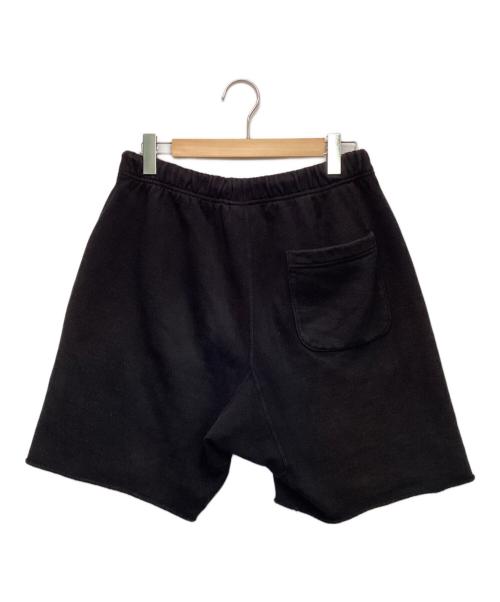 SAINT MICHAEL（セントマイケル）SAINT MICHAEL (セントマイケル) RIBON SAINT SWEAT SHORTS（リボン セント スウェット ショーツ） ブラック サイズ:Mの古着・服飾アイテム