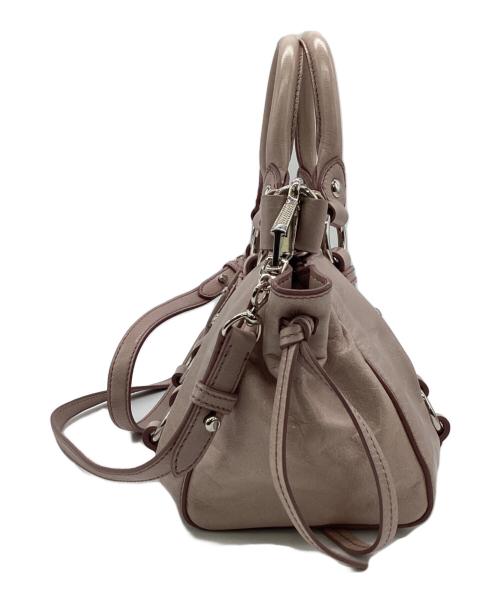 MIU MIU（ミュウミュウ）MIU MIU (ミュウミュウ) 2WAYバッグ ピンクの古着・服飾アイテム