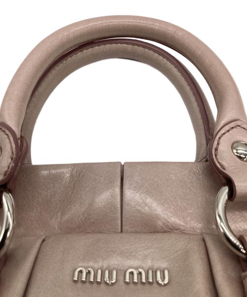 MIU MIU（ミュウミュウ）MIU MIU (ミュウミュウ) 2WAYバッグ ピンクの古着・服飾アイテム