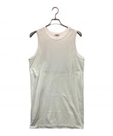 MIU MIU（ミュウミュウ）の古着「タンクトップ」｜ホワイト×ブラック