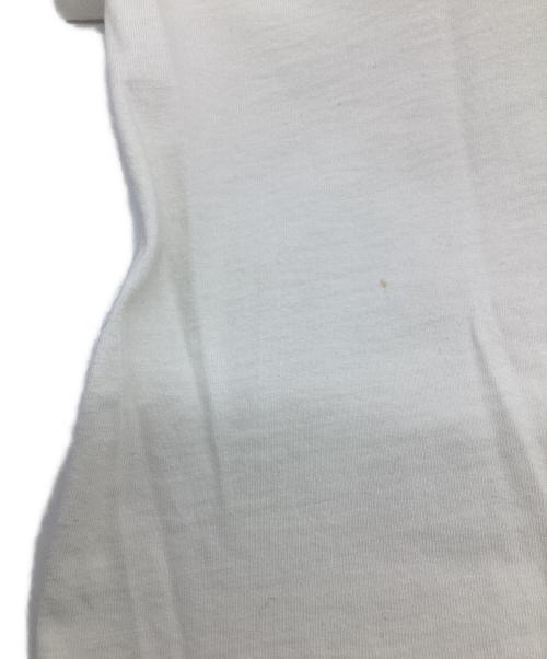 MIU MIU（ミュウミュウ）MIU MIU (ミュウミュウ) タンクトップ ホワイト×ブラック サイズ:Sの古着・服飾アイテム