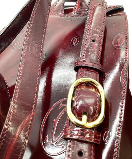 Cartier（カルティエ）Cartier (カルティエ) ハッピーバースデー リュック レッドの古着・服飾アイテム