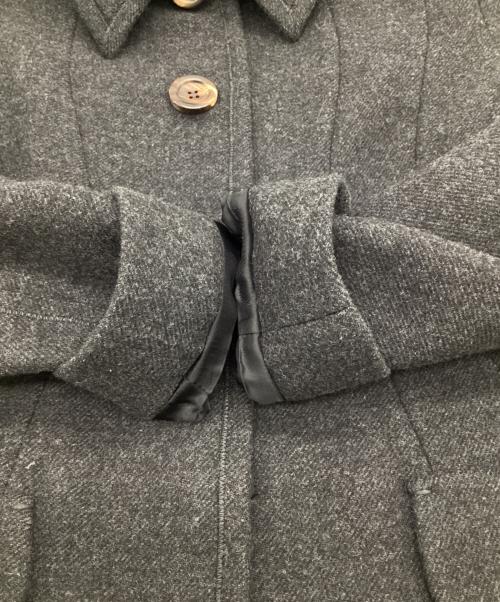 MIU MIU（ミュウミュウ）MIU MIU (ミュウミュウ) ウールコート グレー サイズ:40の古着・服飾アイテム