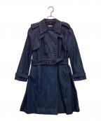 MIU MIUミュウミュウ）の古着「デニムトレンチコート」｜インディゴ