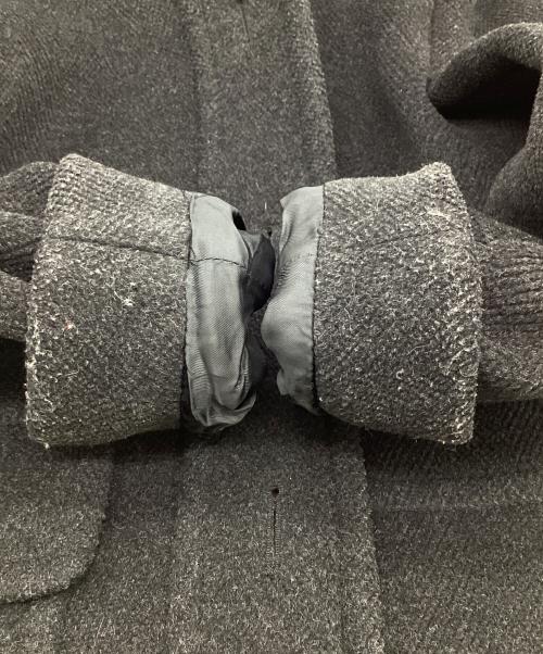 MIU MIU（ミュウミュウ）MIU MIU (ミュウミュウ) ウールコート ブラック サイズ:38の古着・服飾アイテム