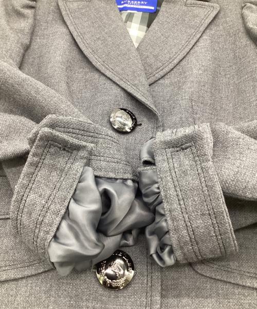 BURBERRY LONDON BLUE LABEL（バーバリーロンドンブルーレーベル）BURBERRY LONDON BLUE LABEL (バーバリーロンドンブルーレーベル) テーラードジャケット グレー サイズ:38の古着・服飾アイテム