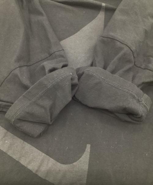 Y's（ワイズ）Y's (ワイズ) COMBI LOGO BLOUSE（コンビ ロゴ ブラウス） ブラック サイズ:2の古着・服飾アイテム