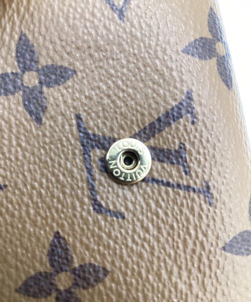 LOUIS VUITTON（ルイ ヴィトン）LOUIS VUITTON (ルイ ヴィトン) ポルトフォイユ･ドーフィーヌ コンパクト ブラック×ブラウンの古着・服飾アイテム