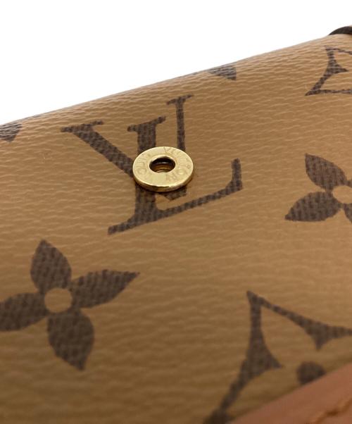 LOUIS VUITTON（ルイ ヴィトン）LOUIS VUITTON (ルイ ヴィトン) ポルトフォイユ･ドーフィーヌ コンパクト ブラック×ブラウンの古着・服飾アイテム