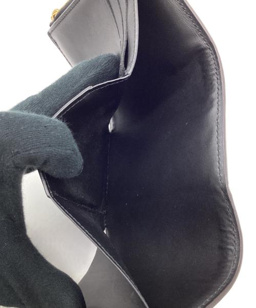 LOUIS VUITTON（ルイ ヴィトン）LOUIS VUITTON (ルイ ヴィトン) ポルトフォイユ･ドーフィーヌ コンパクト ブラック×ブラウンの古着・服飾アイテム