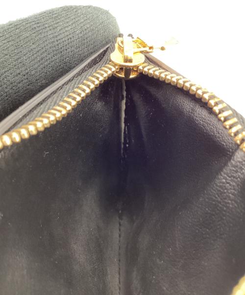 LOUIS VUITTON（ルイ ヴィトン）LOUIS VUITTON (ルイ ヴィトン) ポルトフォイユ･ドーフィーヌ コンパクト ブラック×ブラウンの古着・服飾アイテム