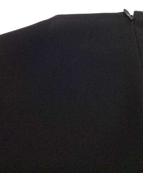 SOEJU（ソージュ）SOEJU (ソージュ) ライトクロスコクーンシルエットワンピース ブラック サイズ:Sの古着・服飾アイテム