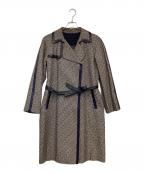 BURBERRYバーバリー）の古着「トレンチコート」｜アイボリー×ネイビー