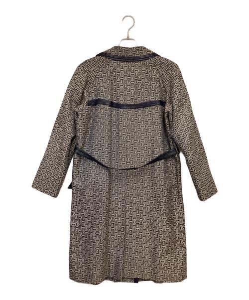 BURBERRY（バーバリー）BURBERRY (バーバリー) トレンチコート アイボリー×ネイビー サイズ:表記無の古着・服飾アイテム