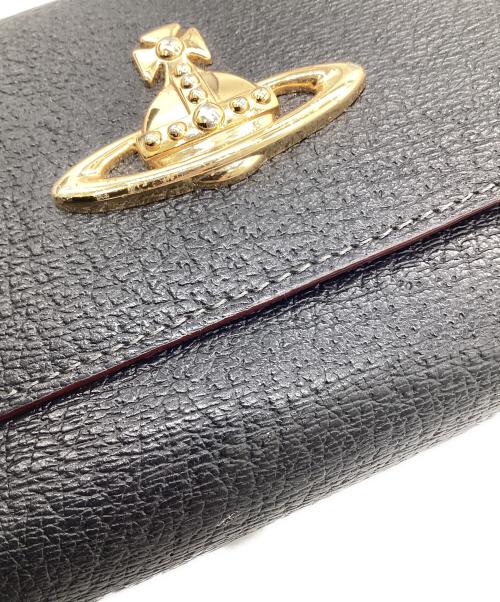 Vivienne Westwood（ヴィヴィアンウエストウッド）Vivienne Westwood (ヴィヴィアンウエストウッド) 3つ折り財布 ブラックの古着・服飾アイテム
