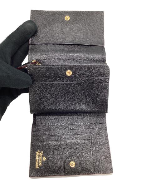 Vivienne Westwood（ヴィヴィアンウエストウッド）Vivienne Westwood (ヴィヴィアンウエストウッド) 3つ折り財布 ブラックの古着・服飾アイテム