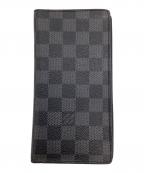 LOUIS VUITTONルイ ヴィトン）の古着「ダミエ グラフィット ポルトフォイユ ロン 長財布」｜グレー
