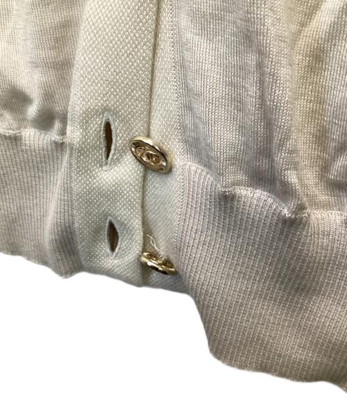 CHANEL（シャネル）CHANEL (シャネル) カシミヤ シルク ハイゲージ カーディガン ベージュ サイズ:38の古着・服飾アイテム