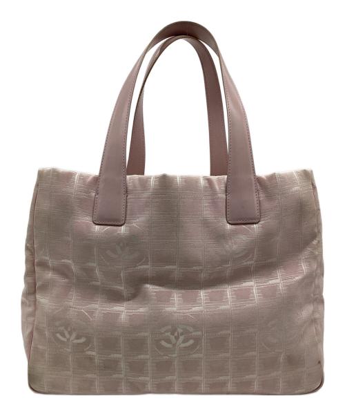 CHANEL（シャネル）CHANEL (シャネル) ニュートラベルライン MM トートバッグ ピンクの古着・服飾アイテム