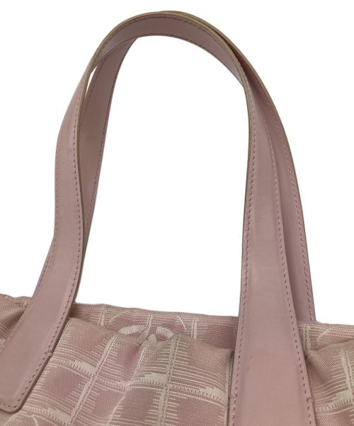 CHANEL（シャネル）CHANEL (シャネル) ニュートラベルライン MM トートバッグ ピンクの古着・服飾アイテム