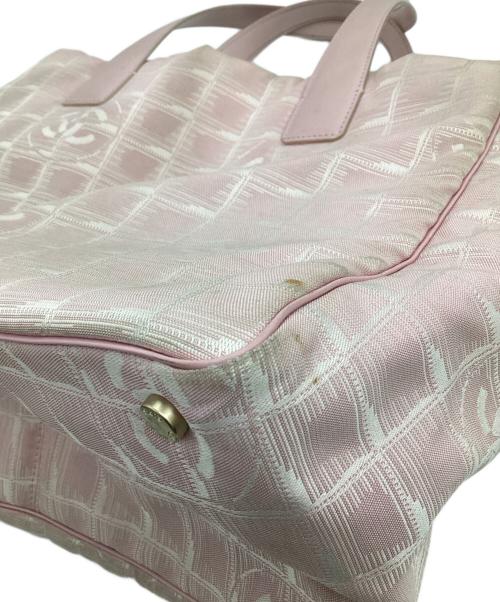 CHANEL（シャネル）CHANEL (シャネル) ニュートラベルライン MM トートバッグ ピンクの古着・服飾アイテム