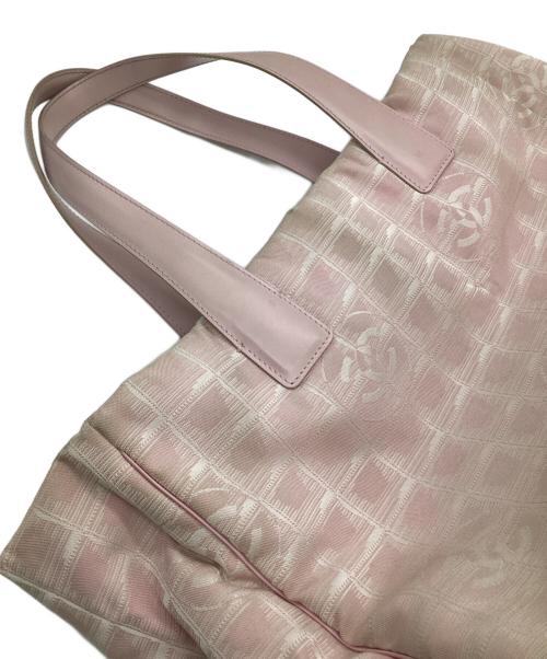 CHANEL（シャネル）CHANEL (シャネル) ニュートラベルライン MM トートバッグ ピンクの古着・服飾アイテム