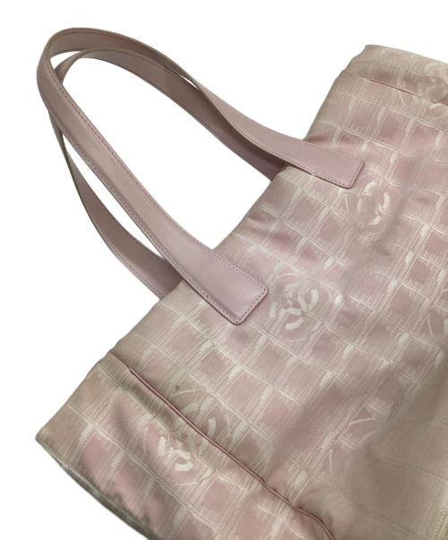 CHANEL（シャネル）CHANEL (シャネル) ニュートラベルライン MM トートバッグ ピンクの古着・服飾アイテム