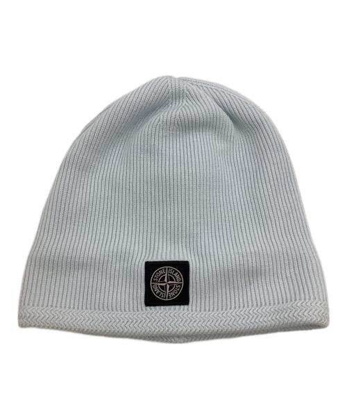 STONE ISLAND（ストーンアイランド）STONE ISLAND (ストーンアイランド) コンパスロゴ ビーニー スカイブルー サイズ:UNの古着・服飾アイテム