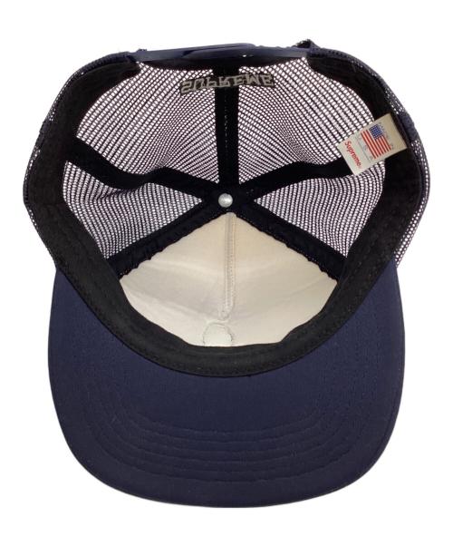 SUPREME（シュプリーム）SUPREME (シュプリーム) メッシュキャップ ホワイト×ネイビーの古着・服飾アイテム