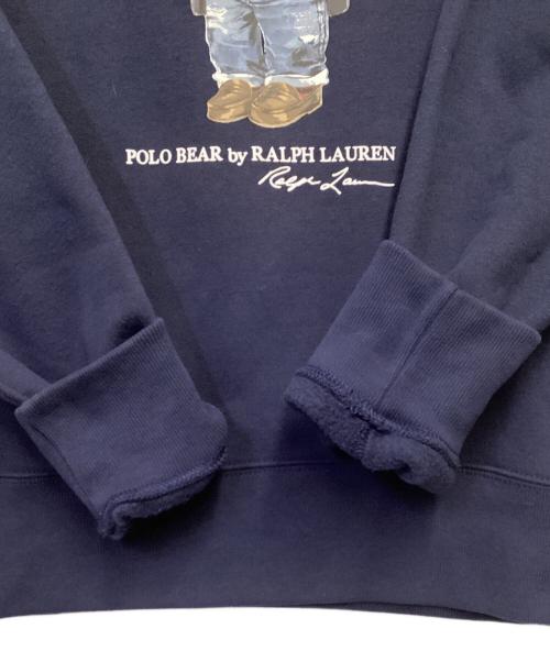 POLO RALPH LAUREN（ポロ・ラルフローレン）POLO RALPH LAUREN (ポロ・ラルフローレン) クルーネック スウェット ネイビー サイズ:Mの古着・服飾アイテム