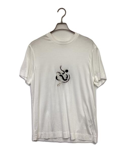 EMPORIO ARMANI（エンポリオ アルマーニ）EMPORIO ARMANI (エンポリオ アルマーニ) 半袖カットソー ホワイト サイズ:Mの古着・服飾アイテム