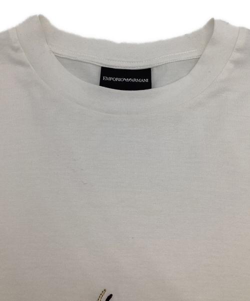 EMPORIO ARMANI（エンポリオ アルマーニ）EMPORIO ARMANI (エンポリオ アルマーニ) 半袖カットソー ホワイト サイズ:Mの古着・服飾アイテム