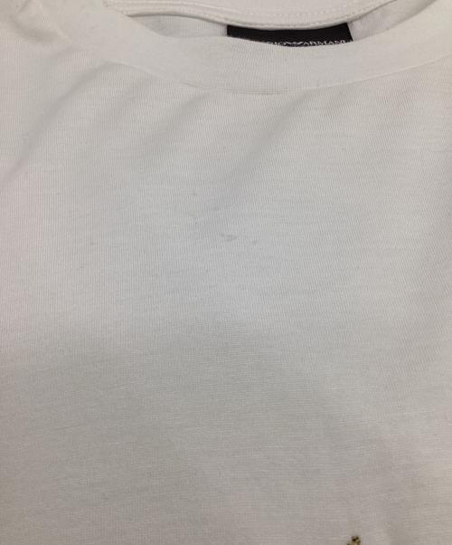 EMPORIO ARMANI（エンポリオ アルマーニ）EMPORIO ARMANI (エンポリオ アルマーニ) 半袖カットソー ホワイト サイズ:Mの古着・服飾アイテム