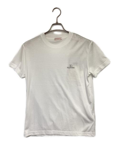 VALENTINO（ヴァレンティノ）VALENTINO (ヴァレンティノ) 半袖カットソー ホワイト サイズ:Mの古着・服飾アイテム