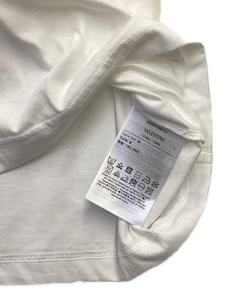 VALENTINO（ヴァレンティノ）VALENTINO (ヴァレンティノ) 半袖カットソー ホワイト サイズ:Mの古着・服飾アイテム