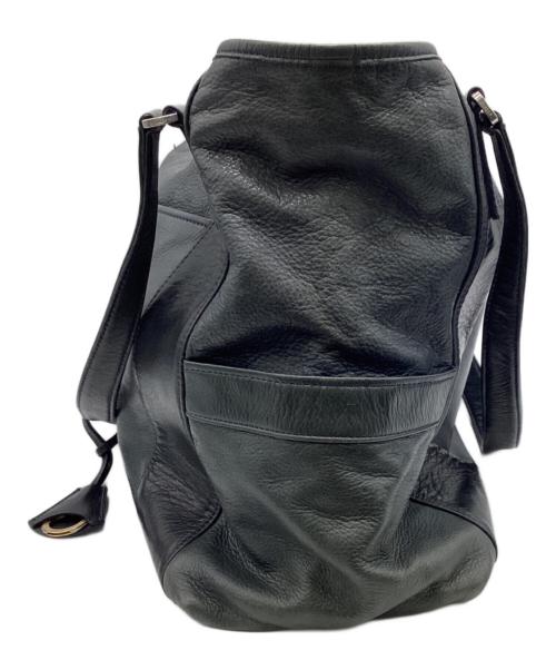 aniary（アニアリ）aniary (アニアリ) レザートートバッグ ネイビーの古着・服飾アイテム