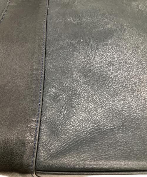 aniary（アニアリ）aniary (アニアリ) レザートートバッグ ネイビーの古着・服飾アイテム