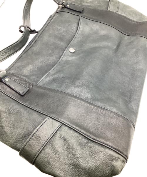 aniary（アニアリ）aniary (アニアリ) レザートートバッグ ネイビーの古着・服飾アイテム