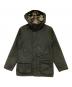 Barbour（バブアー）の古着「SL BEDALE HOODED WAX（スリム ビデイル フーデッド ワックス）ジャケット」｜グリーン