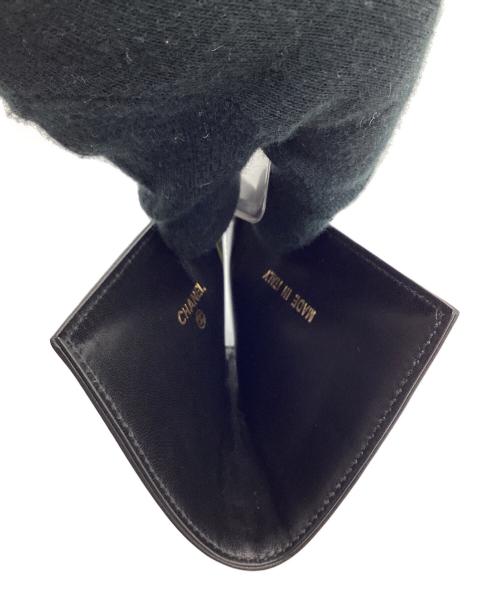 CHANEL（シャネル）CHANEL (シャネル) チョコバー カードケース ブラックの古着・服飾アイテム