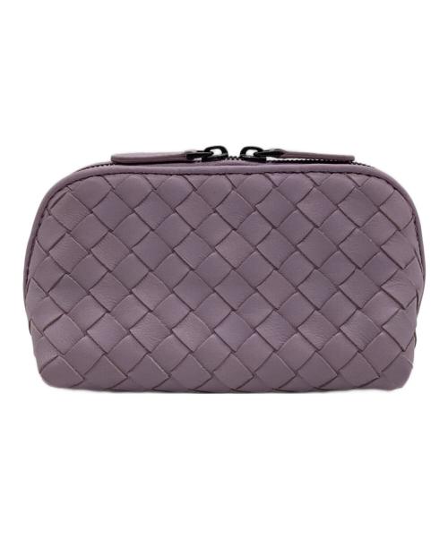 BOTTEGA VENETA（ボッテガベネタ）BOTTEGA VENETA (ボッテガベネタ) ポーチ パープルの古着・服飾アイテム