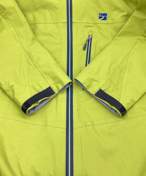 finetrack（ファイントラック）finetrack (ファイントラック) エバーブレスフォトンジャケット 黄緑 サイズ:Lの古着・服飾アイテム