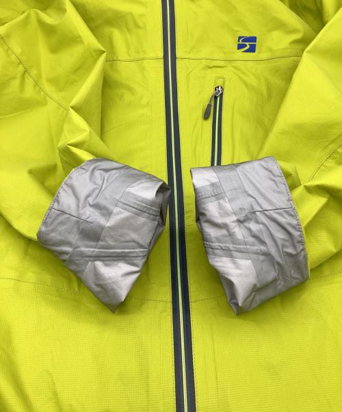 finetrack（ファイントラック）finetrack (ファイントラック) エバーブレスフォトンジャケット 黄緑 サイズ:Lの古着・服飾アイテム