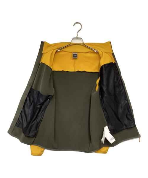 MILLET（ミレー）MILLET (ミレー) SENECA（セネカ）フリースジャケット イエロー×グレー サイズ:JP XLの古着・服飾アイテム