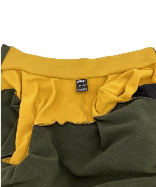 MILLET（ミレー）MILLET (ミレー) SENECA（セネカ）フリースジャケット イエロー×グレー サイズ:JP XLの古着・服飾アイテム