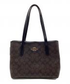 COACHコーチ）の古着「シグネチャー トートバッグ」｜ブラウン