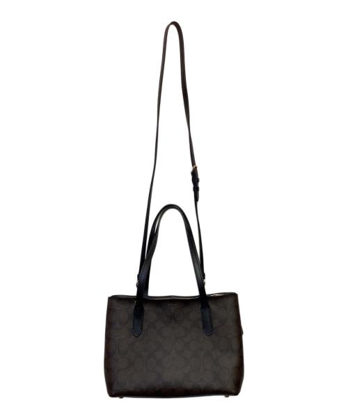 COACH（コーチ）COACH (コーチ) シグネチャー トートバッグ ブラウンの古着・服飾アイテム