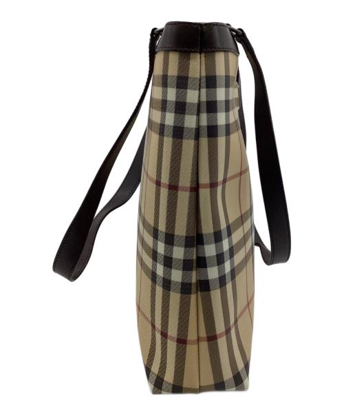 BURBERRY LONDON（バーバリーロンドン）BURBERRY LONDON (バーバリーロンドン) ノバチェック トートバッグ ベージュの古着・服飾アイテム